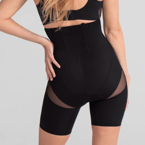 NWT Honeylove SuperPower Compression Shorts in Vamp Black Size 1X - Picture 3 of 7